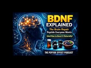 BDNF Explained: The Brain Repair Peptide Everyone Wants (And How to Boost It Naturally)