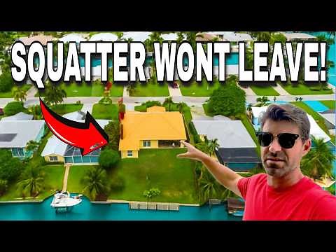 I BOUGHT A MILLION DOLLAR FORECLOSURE but the SQUATTER WONT LEAVE!