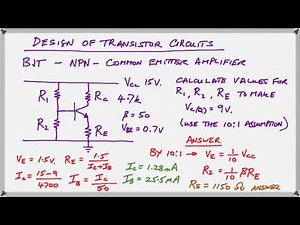 Transistor circuit design - the 10:1 assumption