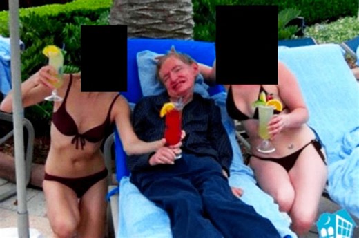 Photo of Stephen Hawking lounging between 2 bikini-clad women resurfaces after Epstein files dump