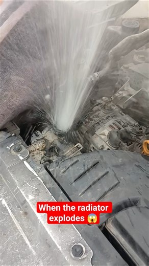 When the radiator explodes 😱