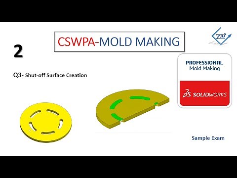 Solidworks CSWPA - Mold Making Certification Sample Exam - EP2