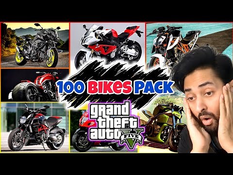 HOW TO INSTALL 100 BIKES PACK IN GTA 5 | GTA 5 Mods 2024 | Hindi/Urdu | THE NOOB