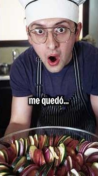 Cociné ratatouille y me salio increible #shorts