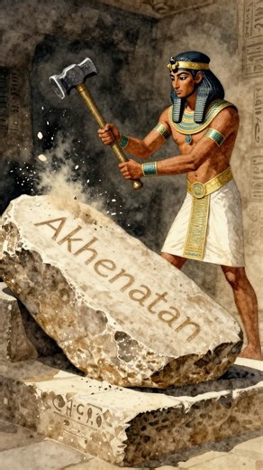Akhenaten tried to erase 3000 years of religion overnight... #history #ancientegypt #ph... #Akhenaten #HistoryMysteries #ReligiousReform #Pharaohs #CulturalHeritage #EgyptianHistory #HistoricalFigures #AncientCivilizations #Archaeology