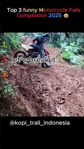 Top 3 Funny Motorcycle Fails Compilation 2025 😆 | Hilarious Biker Moments & Crashes