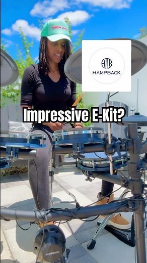 HAMPBACK ACE 360 | DEMO & REVIEW | Electric Drum Set ~ Great E-Kit