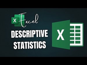 How to Calculate Descriptive Statistics in Excel