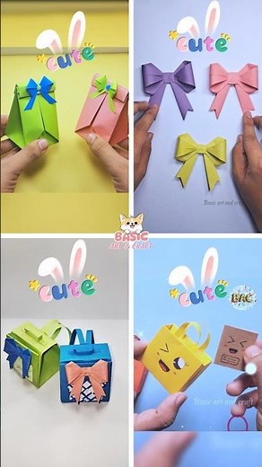 Easy Cute Craft Ideas | Simple DIY for Kids & Beginners || #shorts #homemadepapercraft