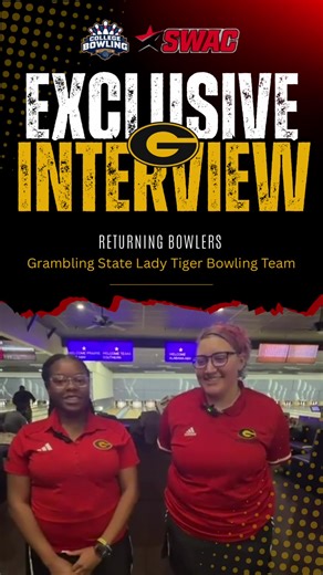 From the SWAC 🎳 We asked Grambling State’s returning bowlers what it means to support and lead teammates new to bowling. #CollegeBowlingNetwork #SWACBowling