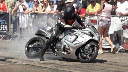 500HP Hayabusa turbo – 0–314 km/h top speed!
