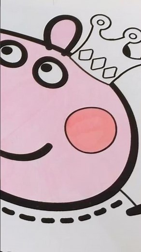 Coloring Peppa Pig Ballerina #coloring #peppapig #ballerina