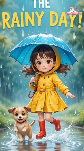 The Rainy Day 🌧️ | Heartwarming Kids Story About Kindness & Fun I Tiny Tales Tv