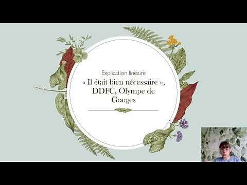 Explication linéaire / "Il était bien nécessaire", Forme du contrat social, Olympe de Gouges