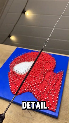 Spider-Man… Made With String! 🕷️🔥