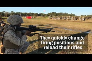 Recruits of Delta Company, 1st Recruit Training Battalion, completed rifle marksmanship training Feb. 9, 2017, on Parris Island, S.C. Marine recruits spend two weeks learning and applying marksmanship fundamentals, longer than any other United States branch of service, to carry on the tradition of every Marine a rifleman. Delta Company is scheduled to graduate March 3, 2017. (Video by Lance Cpl. Maximiliano Bavastro) | Marine Corps Recruit Depot Parris Island, S.C.