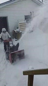 Let's Blow the Snow Using Snowblower