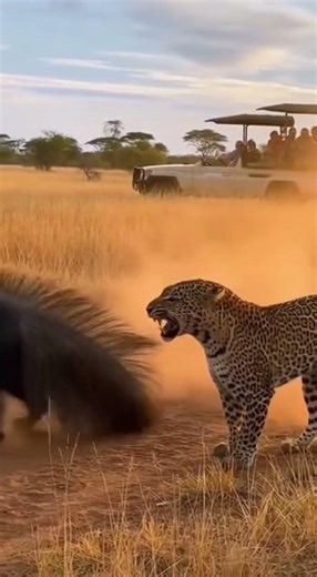 울버린 개미핥기VS표범자객/Wolverine Anteater VS Leopard Epic Showdown #wildlife #nature #battle