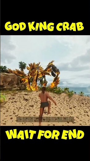 GOD KING CRAB : ARK SAD LIFE 🔥 ARK Primal Chaos & Nemesis #ark #viralshorts #viral #arksurvival