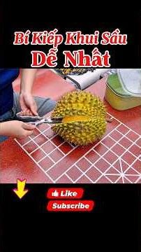 🔥 Không Cần Dao - Cách Khui Sầu Riêng Đơn Giản Nhất, Siêu Dễ Ai Cũng Làm Được #shorts #saurieng