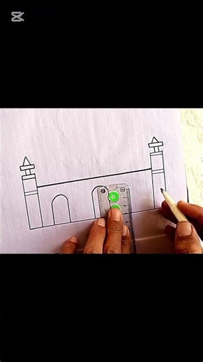 How to Draw a Mosque Step by Step | Beginner Art#art