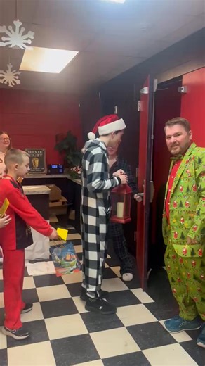 Meeting Santa before they watch Polar Express! | Martin County Public Library