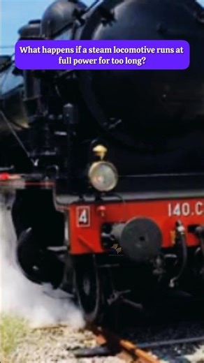What Happens When a Steam Locomotive Runs at Full Power?1#sh #shortsfeed #shorts #short #shortvideo