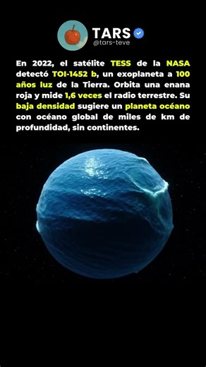 TOI-1452 b: un mundo cubierto de agua