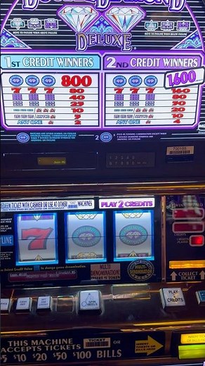 Double Diamond Deluxe HUGE WIN! #slots #casino #bonus #lasvegas