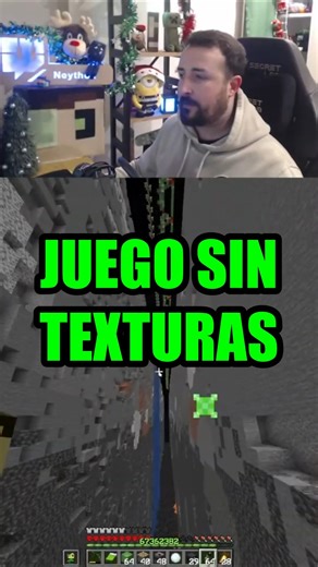 I'm playing without textures! #minecraft #minecrafttutorial #minecraftbuilding #minecraftmemes #g...