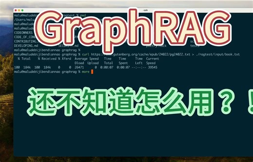 GraphRAG：知识图谱+RAG、使用教程