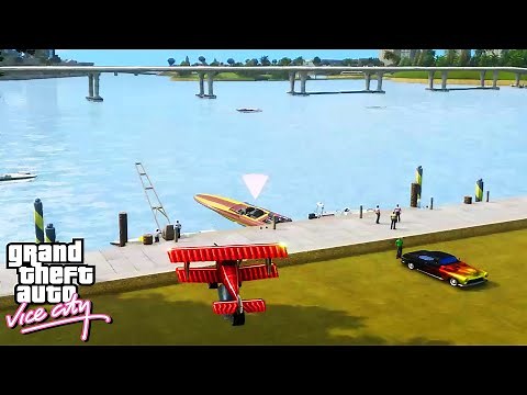 GTA Vicy City Remastered - How To Complete RC Plane Mission ( Boombs Away)