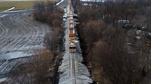 BNSF crews moved key assets out of harm’s way as waters rose and are now steadily bringing flood-damaged parts of the network back to operation. This one-minute video shows how the recovery is progressing. #Flood2019 #freight #infrastructure | BNSF Railway