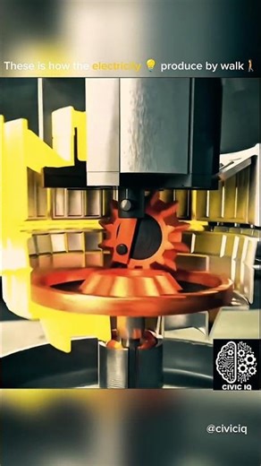 🔥How Walking Generates Electricity💡 | Explained Simply🖇️