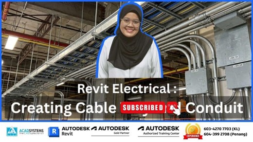 Autodesk Revit Electrical: Creating Cable Tray and Conduit | Acad Systems