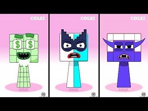Incredibox Sprunki OC Fourty, Fifteen, Sixteen (from Numberblocks) Phase 4 #sprunki #incredibox