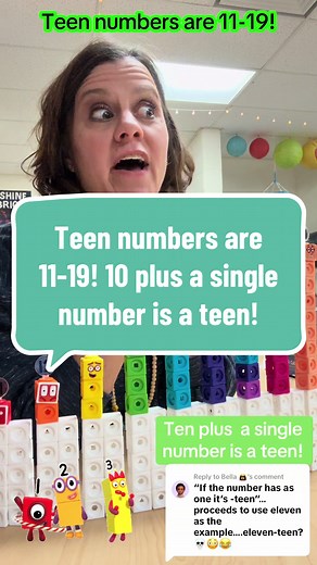 Understanding Teen Numbers with NumberBlocks