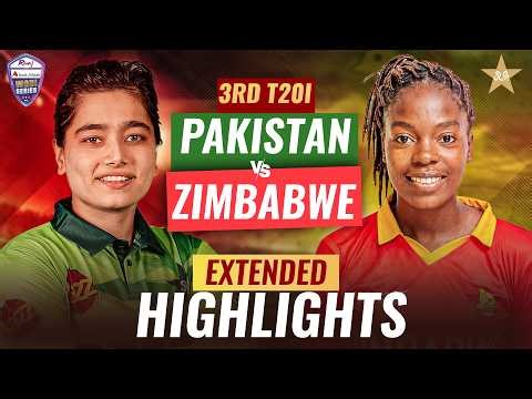 Extended Highlights | Pakistan Women vs Zimbabwe Women | Match 03 | T20I Series 2026 | M9H1K