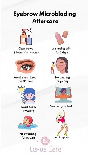 🎯 Eyebrow Microblading Aftercare (9 Golden Rules)Want those perfect brows to last longer?