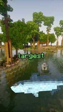 The 5 LARGEST Fish Ever Caught on the Minecraft Fishing Simulator #minecraft #minecraftserver