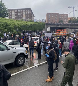 Seattle Protests for George Floyd Shut Down I-5, Durkan Announces Curfew, Inslee Activates National Guard