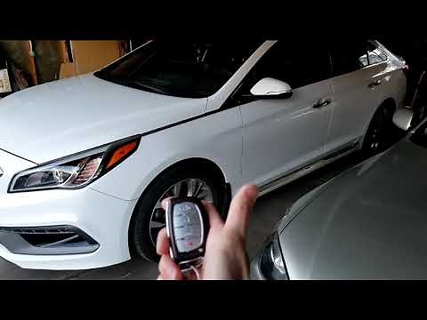 15-17 Hyundai Sonata My Key Premium Remote Start Demo (100% Plug and Play)