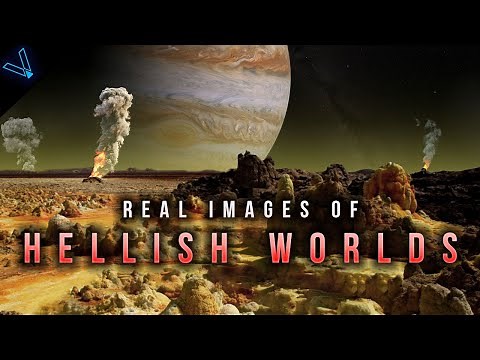 Real Images of the Most Volcanic Planets and Moons Ever Discovered in the Solar System (4K UHD)