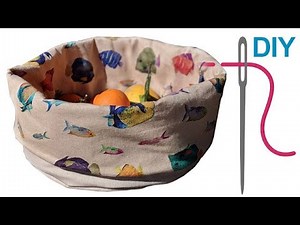 Utensilo nähen für Anfänger – DIY rundes Utensilo "BABETTE"