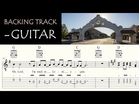LODI | CREEDENCE CLEARWATER REVIVAL | CCR | - Guitar | Backing Track | Playback | Sheet Music & TAB