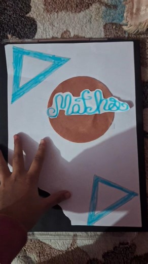 maths file front page design.