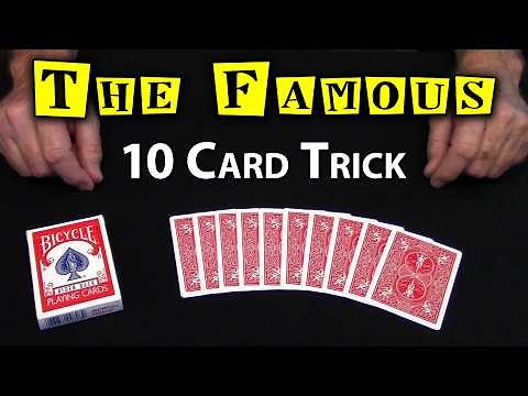 Ed Marlo's Famous 10 CARD TRICK ~ An In-Depth Tutorial