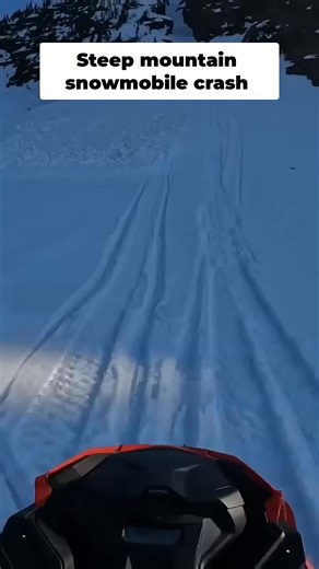 CRAZY snowmobile crash 😳❄️ | Snowmobile