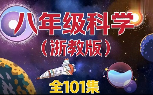 全101集【八年级科学】浙教版 同步动画课堂