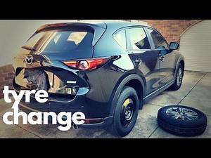 How To Change A Car Tyre - Mazda CX-5